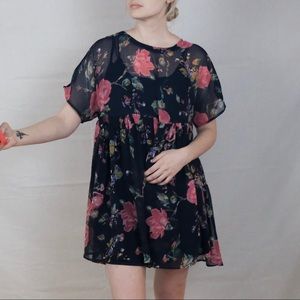 floral babydoll dress